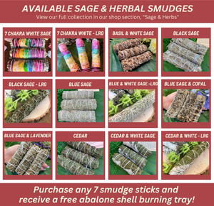 Cedar & White Sage Smudge Bundle - Large