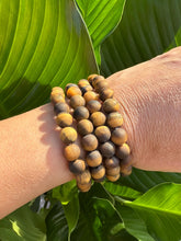 Load image into Gallery viewer, Tiger Eye Bracelet, Matte Tiger's Eye Crystal Stretch Bracelet, Natural Healing 8mm Beaded Bracelet, Bracelets for Women, Men's Bracelet,