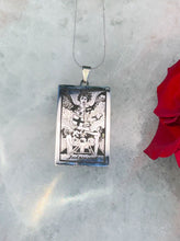 Load image into Gallery viewer, Judgement Tarot Card Silver Necklace