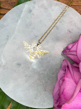 Load image into Gallery viewer, Bee Spirit Animal Necklace - Gold