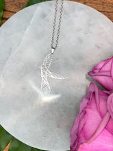 Load image into Gallery viewer, Swallow Bird Spirit Animal Necklace - Silver