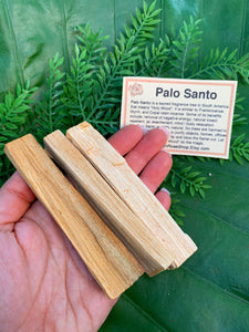 Palo Santo Set of 3 Sticks