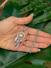 Load image into Gallery viewer, Dreamcatcher Silver Necklace