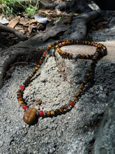 Load image into Gallery viewer, Tiger Eye & Carnelian 108 Bead Mala