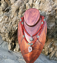 Load image into Gallery viewer, Zodiac: Aries | Carnelian & Green Aventurine 108 Mala Beads