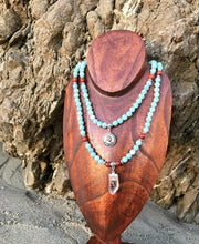 Load image into Gallery viewer, Zodiac: Virgo | Amazonite & Red Jasper Mala Beads
