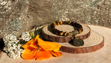 Load image into Gallery viewer, Zodiac Gemini Bracelet | Tiger Eye & Citrine Crystal Bracelet