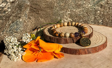 Load image into Gallery viewer, Zodiac Aquarius Bracelet | Jasper & Amethyst Crystal Bracelet