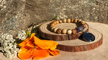 Load image into Gallery viewer, Zodiac Aquarius Bracelet | Jasper & Amethyst Crystal Bracelet