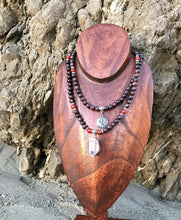Load image into Gallery viewer, Zodiac: Leo | Garnet & Carnelian Mala Beads