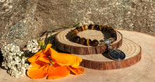Load image into Gallery viewer, Zodiac Gemini Bracelet | Tiger Eye & Citrine Crystal Bracelet