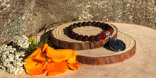 Load image into Gallery viewer, LEO Bracelet | GARNET & CARNELIAN Crystal Healing Zodiac Bracelet | July August Birthstone | Astrology Gifts, Zodiac Jewelry, Zodiac Gift