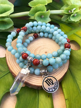 Load image into Gallery viewer, Zodiac: Virgo | Amazonite & Red Jasper Mala Beads