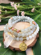 Load image into Gallery viewer, Zodiac: Libra | Sunstone & Moonstone Mala Beads