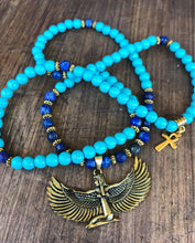 Load image into Gallery viewer, Lapis Lazuli & Turquoise Howlite 108 Bead Mala