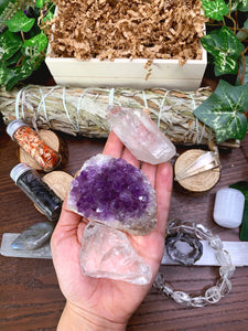 Meditation Crystal Gift Set