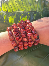 Load image into Gallery viewer, Red Jasper Crystal Gemstone Stretch Bracelet