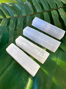 SELENITE WANDS Mini Size | 2.5 inch Selenite Stick | Magic Fairy Wands for Crystal Healing, Meditation Altar, Wicca, Metaphysical Tool