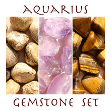 Load image into Gallery viewer, Aquarius Tumbled Crystal Set