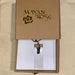 Load image into Gallery viewer, Selenite & Black Tourmaline Gold Crystal Necklace