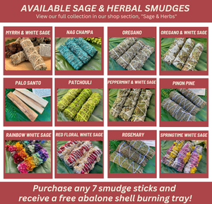 Springtime Floral White Sage Smudge Bundle