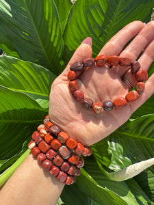 Red Jasper Tumbled Bracelet