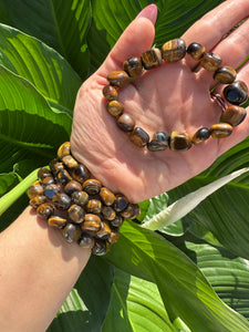 Tiger Eye Tumbled Bracelet