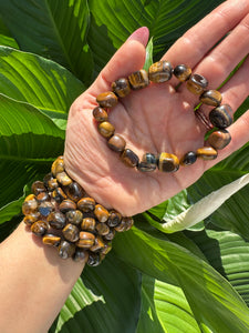 Tiger Eye Tumbled Bracelet