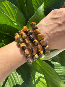 Tiger Eye Tumbled Bracelet