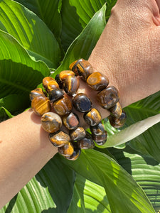 Tiger Eye Tumbled Bracelet