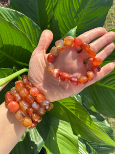 Carnelian Tumbled Bracelet