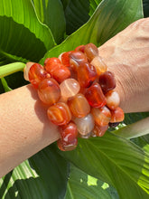 Load image into Gallery viewer, Carnelian Tumbled Bracelet