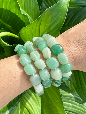 Green Aventurine Tumbled Bracelet