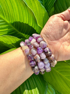 Amethyst Tumbled Bracelet