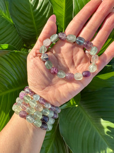 Fluorite Tumbled Bracelet