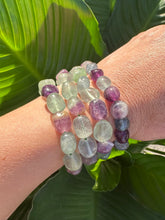 Load image into Gallery viewer, Fluorite Tumbled Bracelet