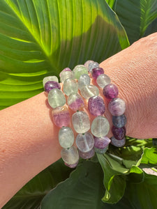 Fluorite Tumbled Bracelet