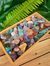 Load image into Gallery viewer, Mystery Bag of Assorted Crystals, Natural Raw Gemstones, Wholesale Rough Crystal Lot in Ounces, Pounds. Quartz, Agates, Jaspers &amp; more!