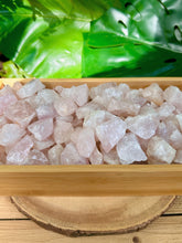 Load image into Gallery viewer, Wholesale Rose Quartz Crystals, Bulk Rough Rose Quartz Crystal Lot by Ounces or Pound, Natural Raw Pink Gemstones. 4oz, 8oz, 1lb, 2lbs, 5lbs