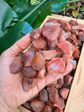 Load image into Gallery viewer, Wholesale Raw Rough Carnelian Crystals, Orange Agate Gemstones by the Ounces, Pound