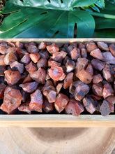 Load image into Gallery viewer, Wholesale Raw Rough Carnelian Crystals, Orange Agate Gemstones by the Ounces, Pound