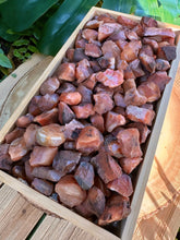 Load image into Gallery viewer, Wholesale Raw Rough Carnelian Crystals, Orange Agate Gemstones by the Ounces, Pound