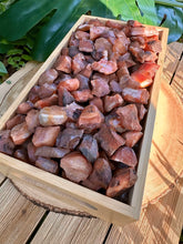 Load image into Gallery viewer, Wholesale Raw Rough Carnelian Crystals, Orange Agate Gemstones by the Ounces, Pound