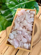 Load image into Gallery viewer, Wholesale Rose Quartz Crystals, Bulk Rough Rose Quartz Crystal Lot by Ounces or Pound, Natural Raw Pink Gemstones. 4oz, 8oz, 1lb, 2lbs, 5lbs