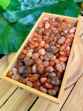 Load image into Gallery viewer, Wholesale Polished Carnelian Crystals, Orange Agate Tumbled Carnelian Gemstones by the Ounces, Pound,Bulk Lot