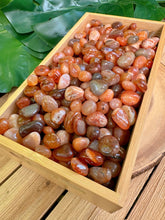 Load image into Gallery viewer, Wholesale Polished Carnelian Crystals, Orange Agate Tumbled Carnelian Gemstones by the Ounces, Pound,Bulk Lot