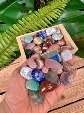 Load image into Gallery viewer, Assorted Tumbled Crystals, Wholesale Polished Crystal Lot, Bulk Natural Rocks &amp; Stones, Mixed Tumbled Gemstones. Choose pounds lbs. or oz.