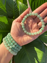 Load image into Gallery viewer, Green Aventurine Bracelet, Matte Crystal Stretch Bracelet, Natural Healing 8mm Beaded Bracelet, Bracelets for Women, Men&#39;s Bracelet, Gift