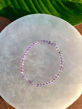 Load image into Gallery viewer, Amethyst Bracelet, 4mm Light Purple Amethyst Faceted Crystal Bracelet, Authentic Beaded Bracelets with Natural Gemstones