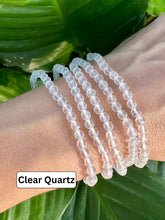 Load image into Gallery viewer, Bracelet Set for Anxiety &amp; Stress Relief | Amethyst, Labradorite, Clear Quartz | 4mm Bead Crystal Bracelet Gift Set, Crystal Healing Jewelry